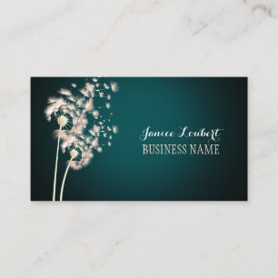 PixDezines dandelions/DIY background color Business Card