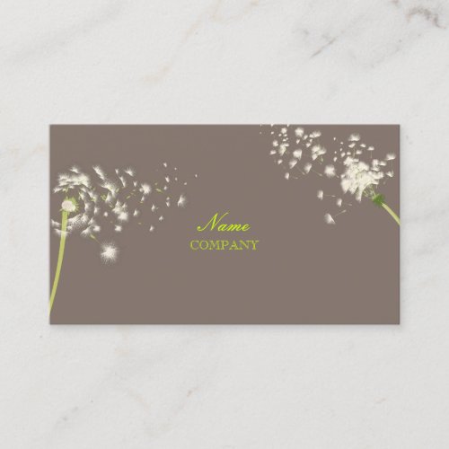 PixDezines dandelions/DIY background color Business Card