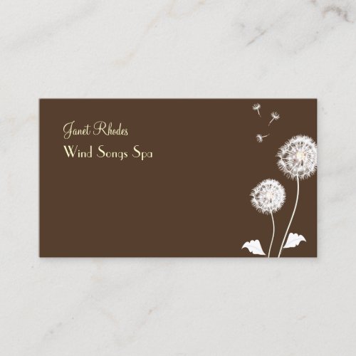 PixDezines Dandelions Profile Cards Business Card Template