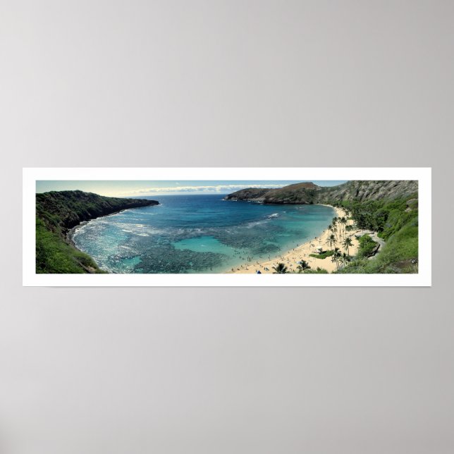 PixDezines daylight at hanauma bay, hawaii Poster (Front)