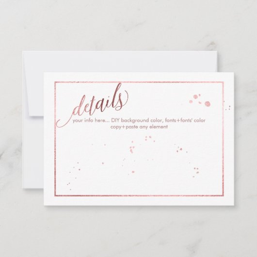 PixDezines Dazzled/Faux Rose Gold Details (Front)