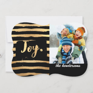 PixDezines dazzled gold stripes/holiday cards