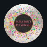 PixDezines Dazzled/Neon Specks/Bat Mitzvah Invitation<br><div class="desc">PixDezines dazzled rainbow in neon confetti.. / specks for a Bat Mitzvah with DIY background color and fonts,  etc.  

Copyright © 2010-2016 PixDezines.com™ and PixDezines™ on zazzle.com.  All rights reserved.</div>