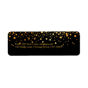 PixDezines dazzled with gold/DIYbackground Label