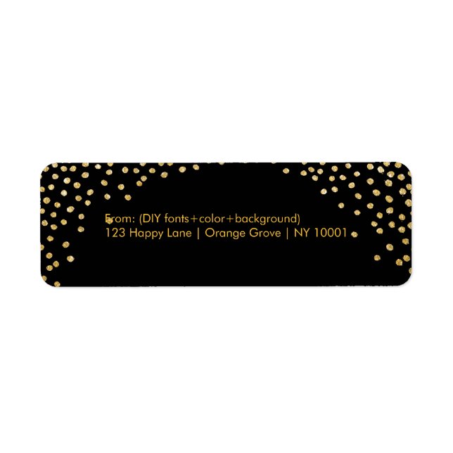 PixDezines dazzled with gold/DIYbackground Label (Front)