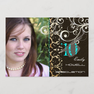 PixDezines Desiree Damask/2013 Graduation Invites
