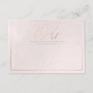 PixDezines DETAILS CARDS BLUSH PINK