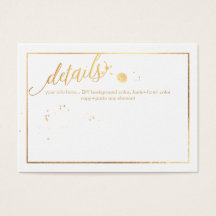 PixDezines Details Cards/Marble /White+Gold