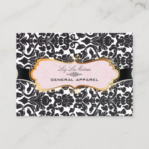Customizable PixDezines/diy background/black flora damask Business Card Templates