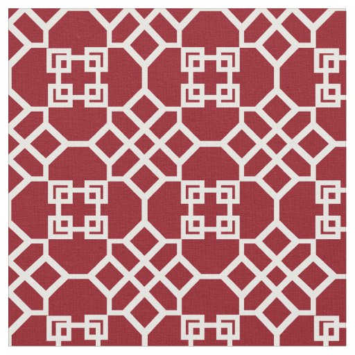 PixDezines DIY background color/white chinois 1 Fabric