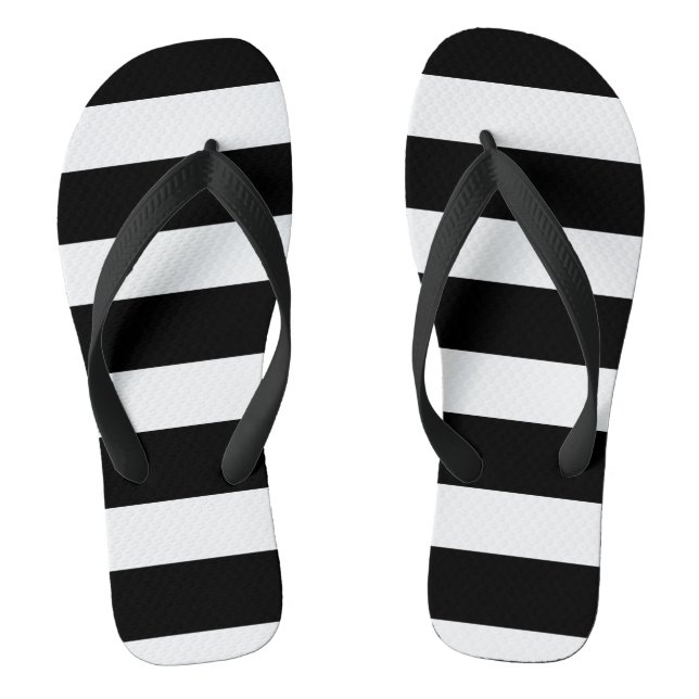 PixDezines DIY color adjustable stripes Flip Flops (Footbed)