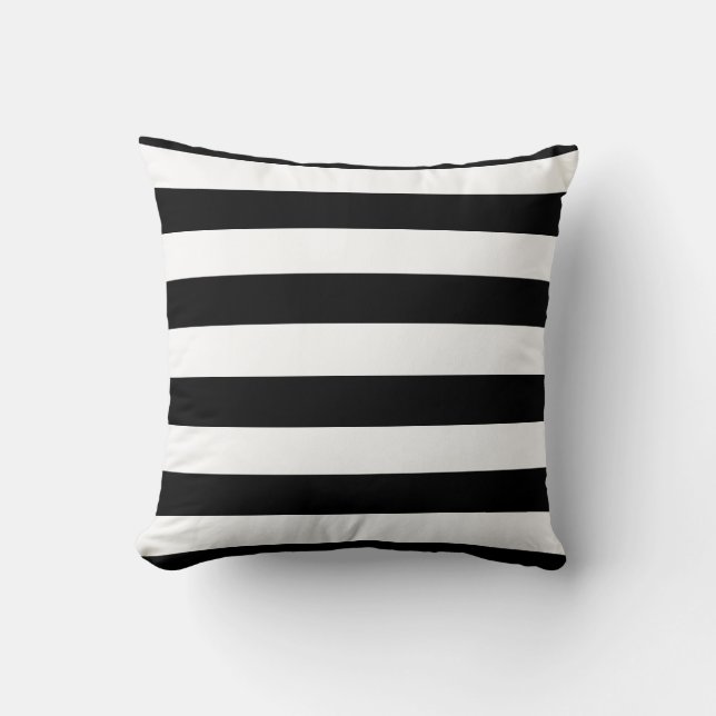 PixDezines DIY color/adjustable stripes Throw Pillow (Front)