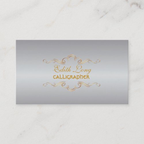 PixDezines diy color/antique scrolls Business Card Template