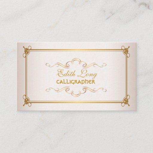 Customizable PixDezines diy color/antique scrolls Business Cards