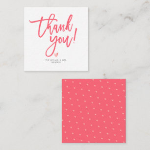 PixDezines DIY Color Brush Script Thank You Note Card