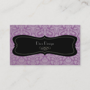 PixDezines diy color, flora damask Business Card