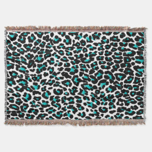 PixDezines DIY color/leopard print Throw Blanket