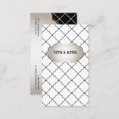 PixDezines diy color/moroccan trellis Business Card (Front/Back)