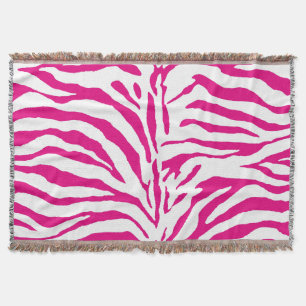 PixDezines DIY color/zebra print Throw Blanket