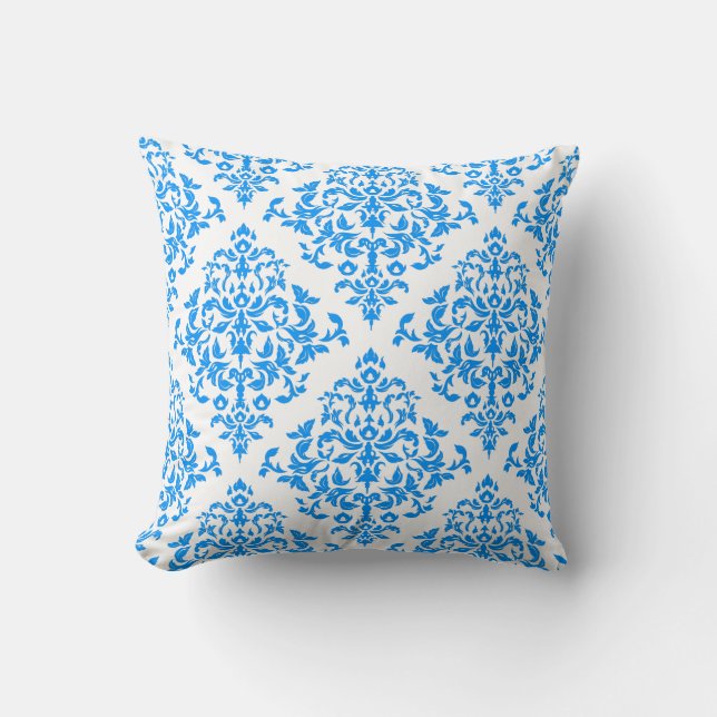 PixDezines diy colors/josehpine damask Throw Pillow (Front)