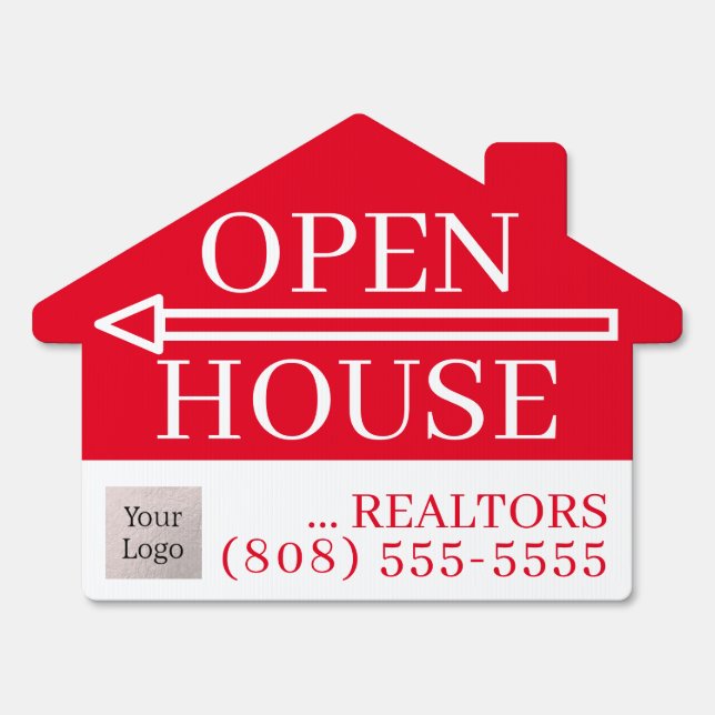 PixDezines DIY Open House or Garage Sale  Sign (Front)
