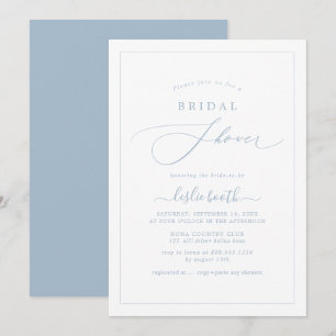 PixDezines Dusty Blue DIY Colors Invitation
