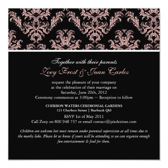 PixDezines Dusty Rose/Celeste Damask/diy color Card