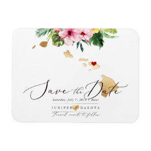 Hawaiian Save The Date Cards Zazzle Hawaiian Save The Date Cards Zazzle