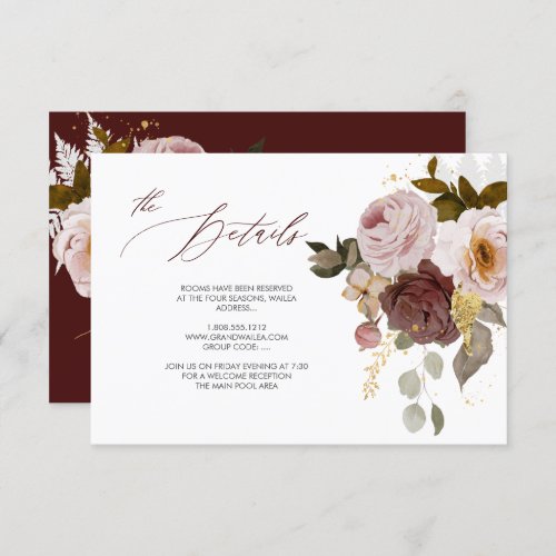 PixDezines Elegant Rustic Fall Garden Flowers Invi Invitation