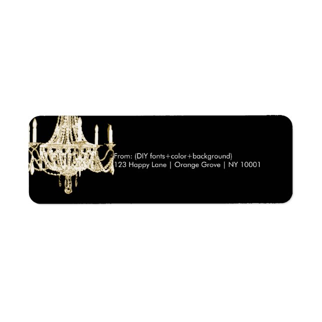 PixDezines empire chandelier/DIY background Label (Front)