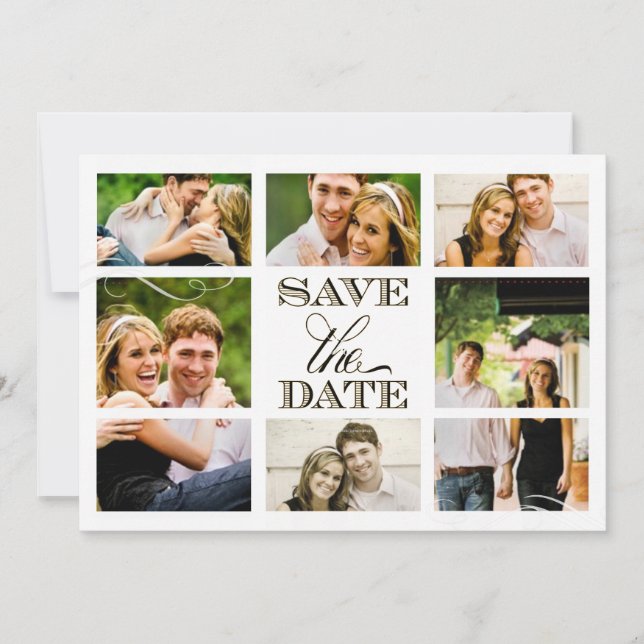 PixDezines engagement photos/save date Save The Date (Front)