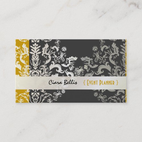 PixDezines Étienne Damask/diy colors Business Cards