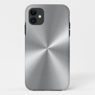 PixDezines faux brushed aluminum iPhone 11 Case