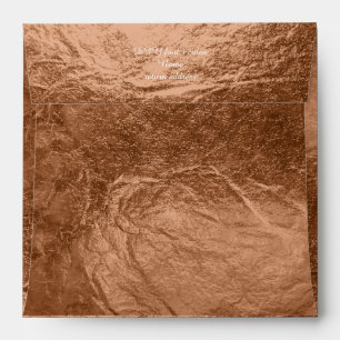 PixDezines faux foil/copper Envelope