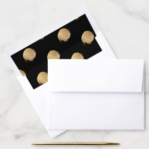 PixDezines Faux Gold Dots Envelope Liner