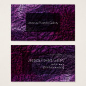 PixDezines faux metallic/deep purple (Front & Back)