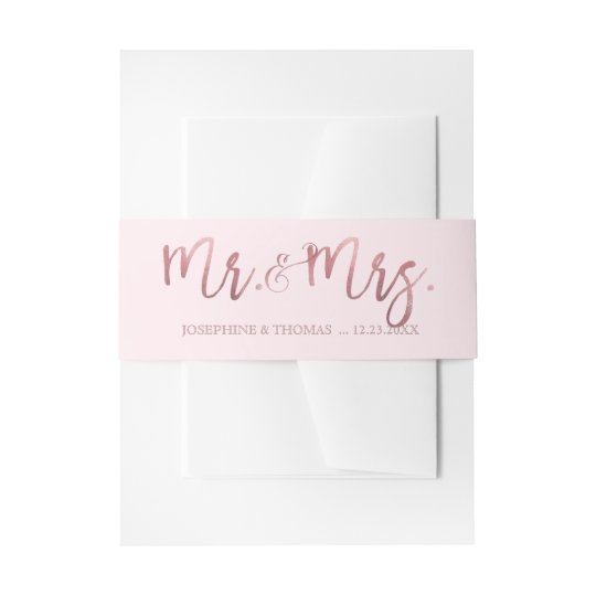 pixdezines faux rose gold mr mrs diy background invitation belly