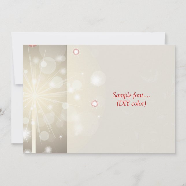 PixDezines filigree swirls/diy colors Invitation (Front)