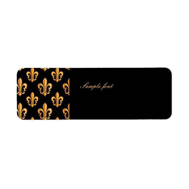 PixDezines Fleur de lis /DIY background Label (Front)