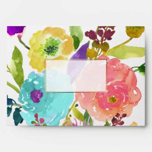 PixDezines FloralWatercolorRanunculus Envelope