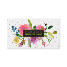 PixDezines Floral Watercolor/Referral Cards