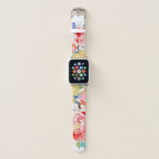 PixDezines Floral Watercolor/Summer Bouquet Apple Watch Band