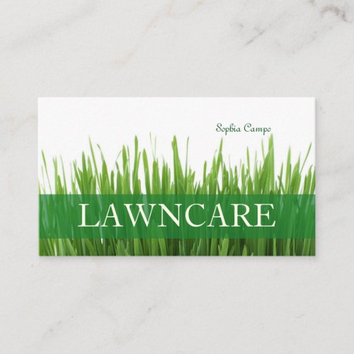 PixDezines fresh grassgardenerDIY fonts Business Card