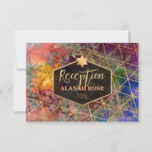 PixDezines Galaxy Abstract Mitzvah Reception