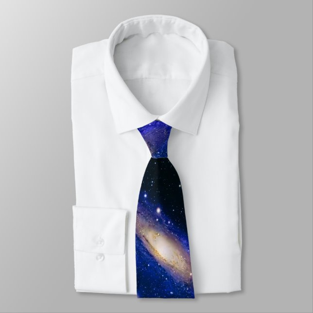 PixDezines GALAXY ASTRONOMY EXPLORATION/COSMIC Tie (Tied)