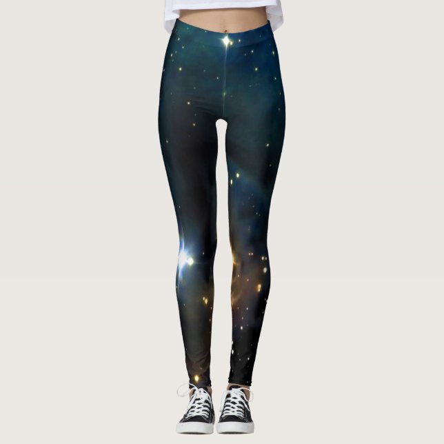 PixDezines Galaxy / Cosmic/NASA Leggings (Front)