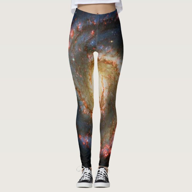 PixDezines Galaxy / Cosmic/NASA Leggings (Front)