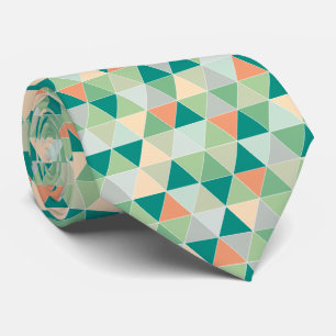 PixDezines geometric/adjustable triangles Neck Tie