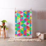 PixDezines geometric/neon colors Fabric