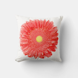 PixDezines gerbera daisies/diy background Throw Pillow